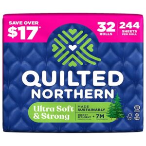 Quilted Northern Ultra Soft & Strong 2-Ply Toilet Paper 32 rolls, 244 sheets/roll - Image 1