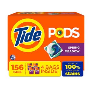 Tide PODS Laundry Detergent Pacs, Spring Meadow, 156 ct. - Image 1
